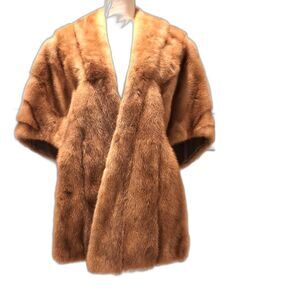 Vintage Ladies Fur Caplet Shrug Stole